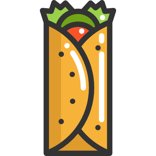 Burrito Special Lineal color icon