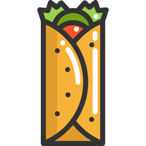 burrito Special Lineal color icon