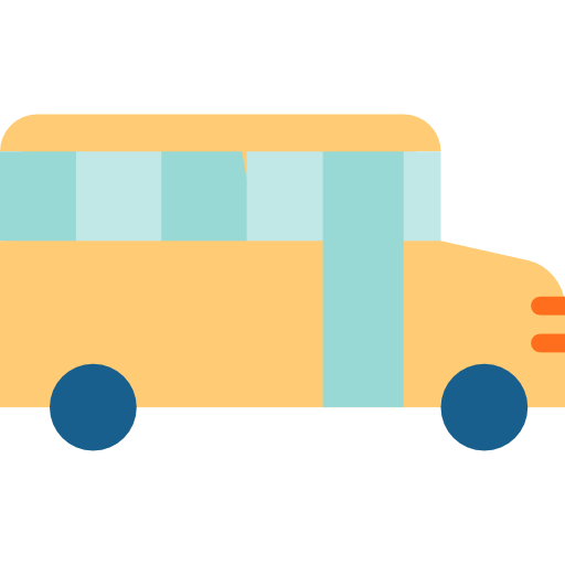 schoolbus Special Flat icoon