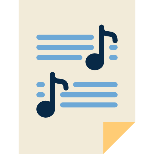 Sheet music Special Flat icon