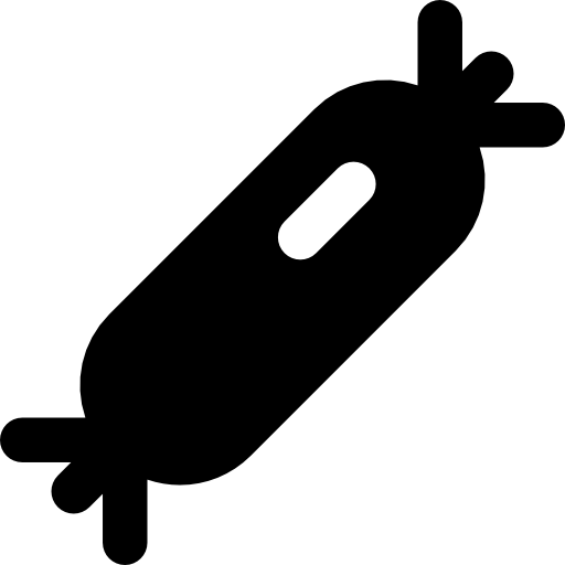 Sausage Basic Rounded Filled icon