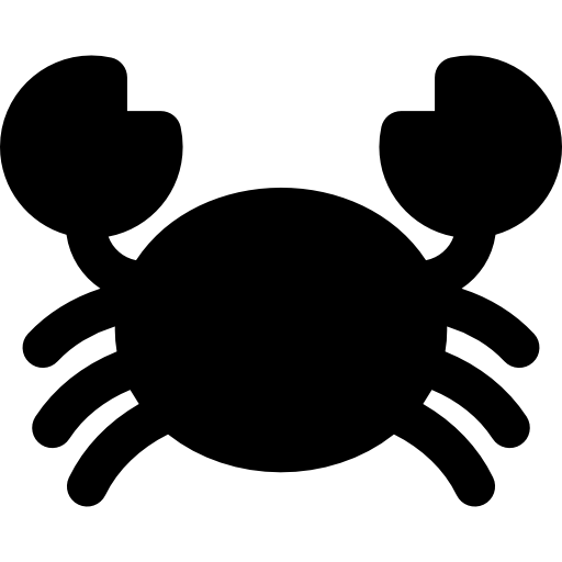 crabe Basic Rounded Filled Icône