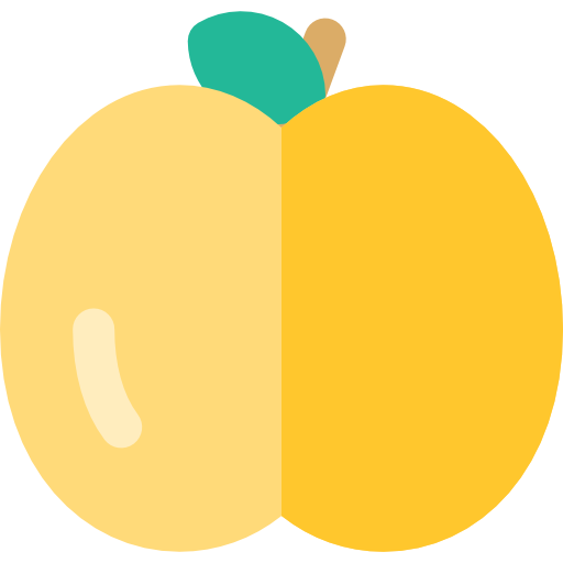 Peach Basic Rounded Flat icon