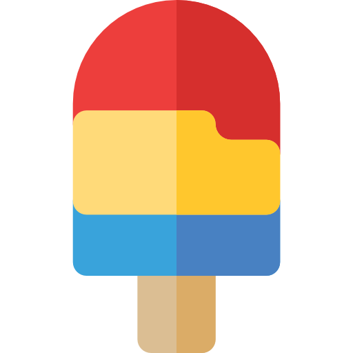 lodowy pop Basic Rounded Flat ikona