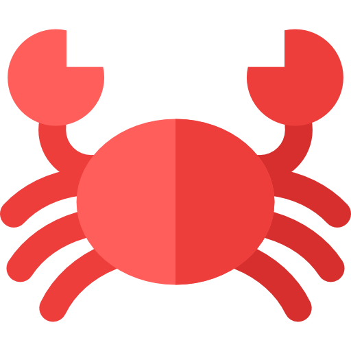krabbe Basic Rounded Flat icon