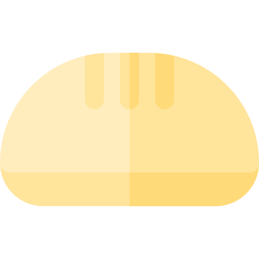 stokbrood Basic Rounded Flat icoon