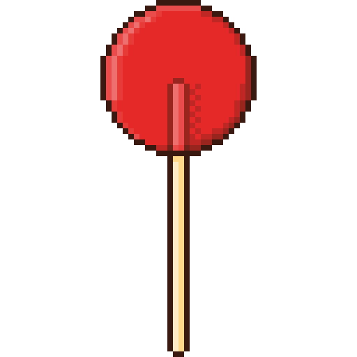 Lollipop Pixel Dimension Lineal color icon