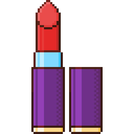 rouge à lèvres Pixel Dimension Lineal color Icône