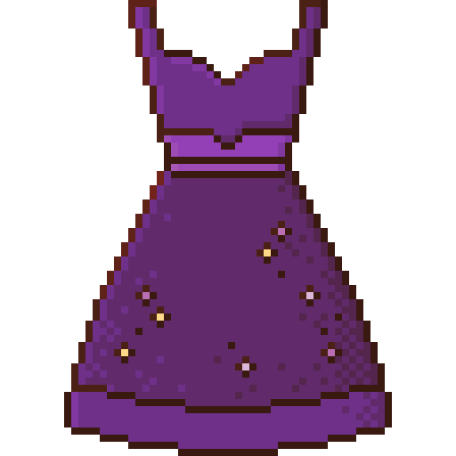 Dress Pixel Dimension Lineal color icon