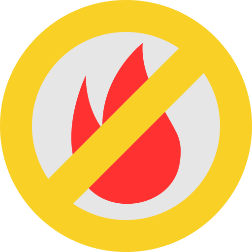 kein feuer Special Flat icon