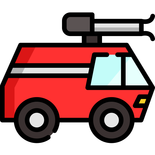 Fire truck Special Lineal color icon