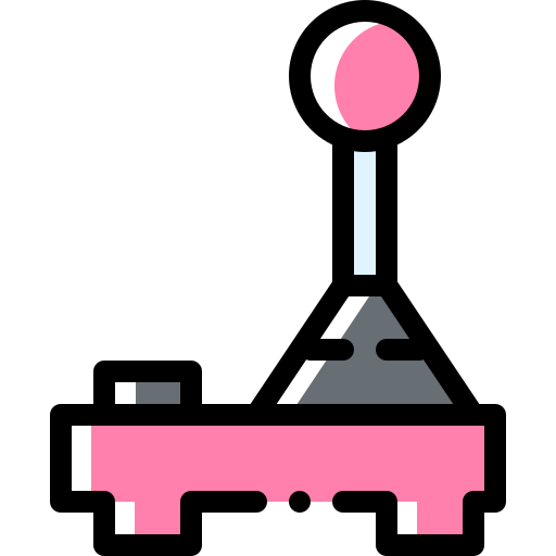 palanca de mando Detailed Rounded Color Omission icono