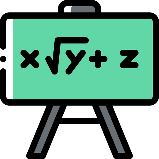 matemáticas Detailed Rounded Color Omission icono