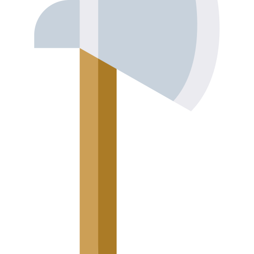 Axe Basic Straight Flat icon