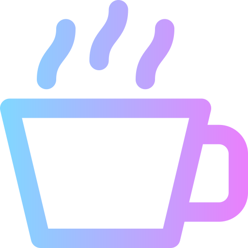 filiżanka kawy Super Basic Rounded Gradient ikona