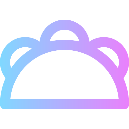 taco Super Basic Rounded Gradient Icône