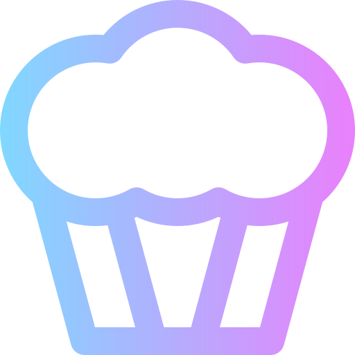 cupcake Super Basic Rounded Gradient Icône