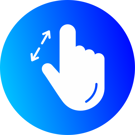 dar un golpe de zoom Generic gradient fill icono