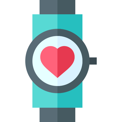 Heart monitoring Basic Straight Flat icon