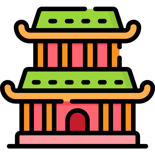 Пагода Special Lineal color иконка