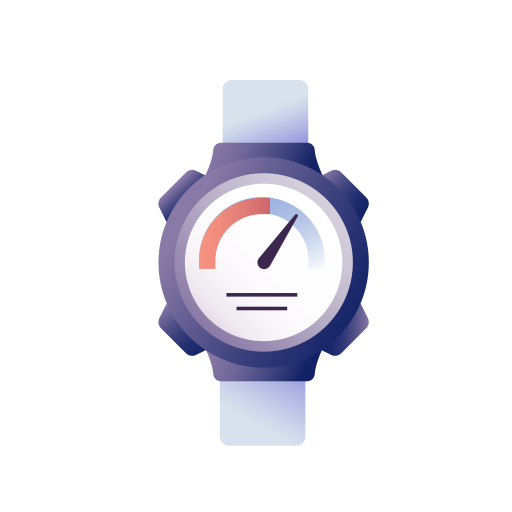 smartwatch Generic Flat Gradient icoon