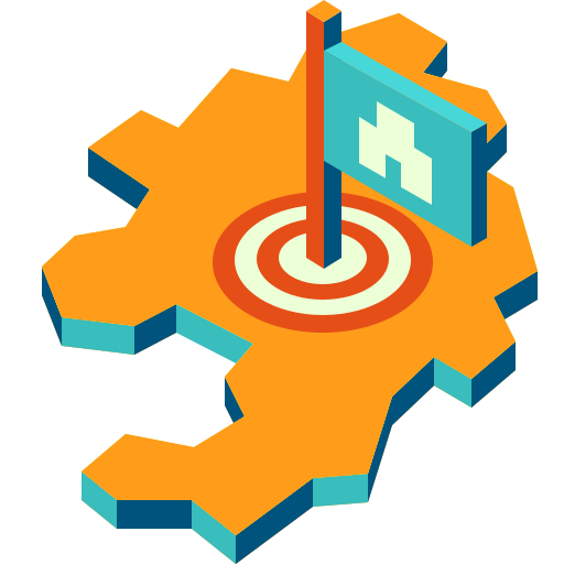 land Chanut is Industries Isometric icon
