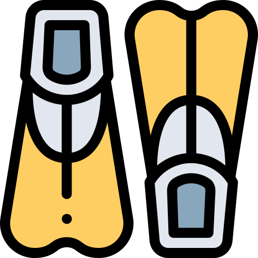 Fins Detailed Rounded Lineal color icon