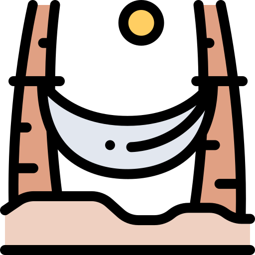ハンモック Detailed Rounded Lineal color icon