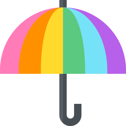 Paraguas Basic Straight Flat icono