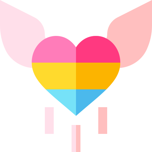 Corazón Basic Straight Flat icono