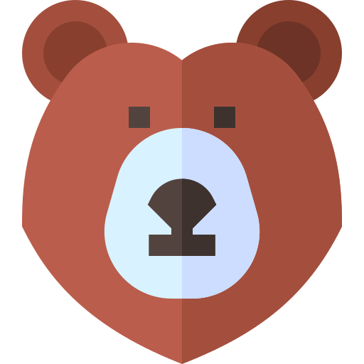 곰 Basic Straight Flat icon