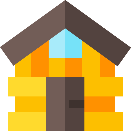 Cabin Basic Straight Flat icon