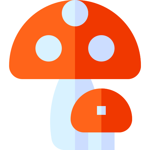 Mushroom Basic Straight Flat icon