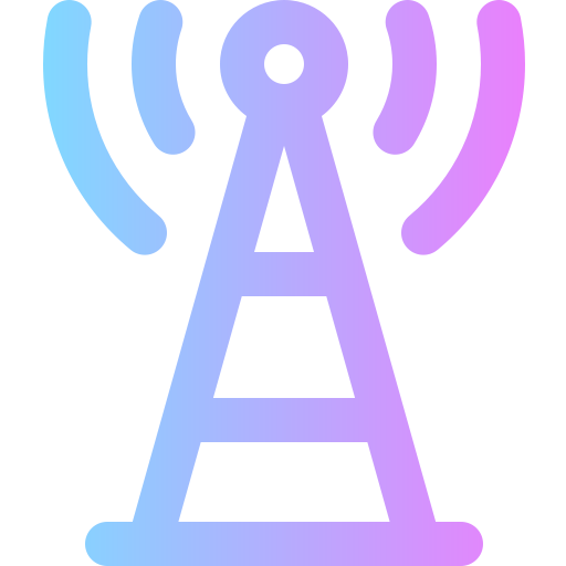 antenna Super Basic Rounded Gradient icona