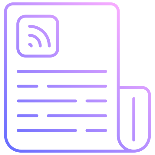 canal rss Generic gradient outline icono