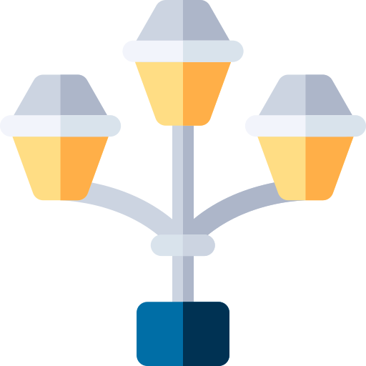 Streetlight Basic Rounded Flat icon