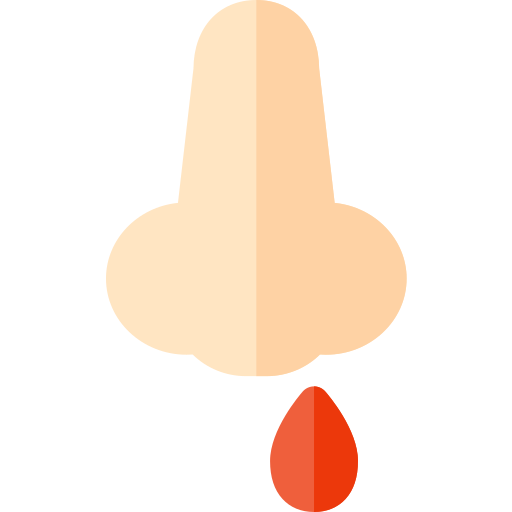 sanguinamento dal naso Basic Rounded Flat icona