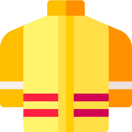 Униформа пожарного Basic Rounded Flat иконка
