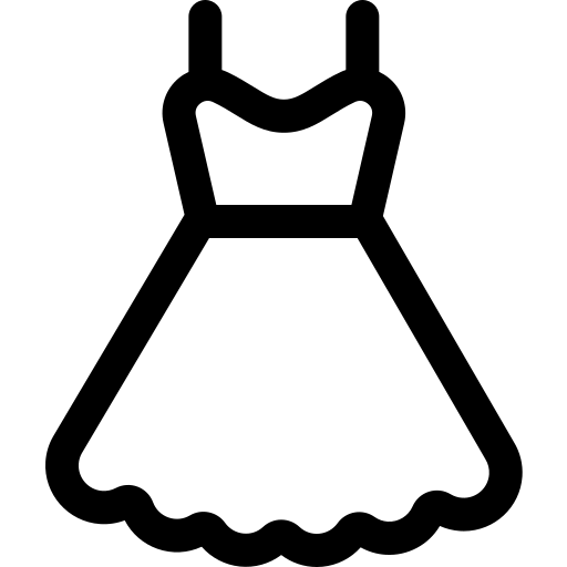 Vestir Basic Rounded Lineal Ícone