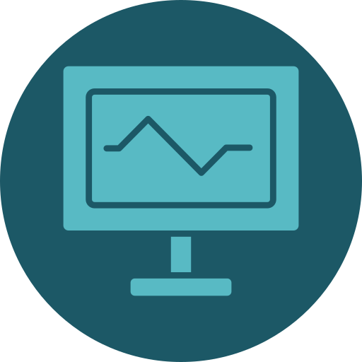 monitor Generic color fill icono