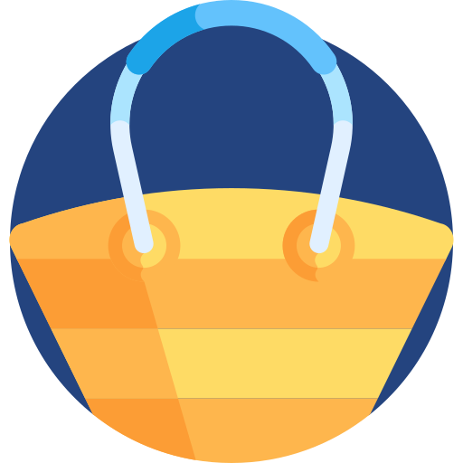 Shopping bag Detailed Flat Circular Flat icon