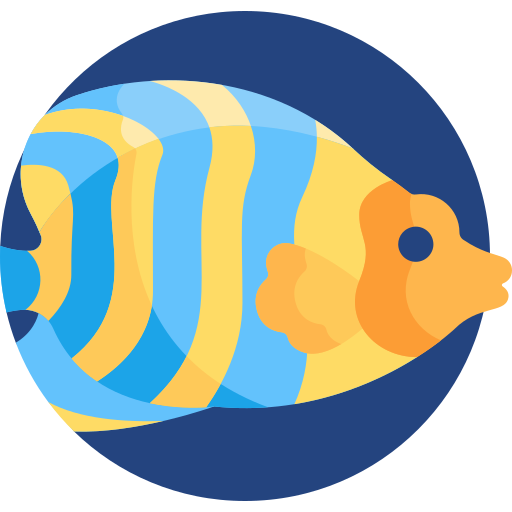 Рыба Detailed Flat Circular Flat иконка
