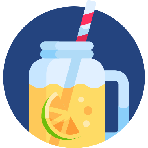 Lemon juice Detailed Flat Circular Flat icon