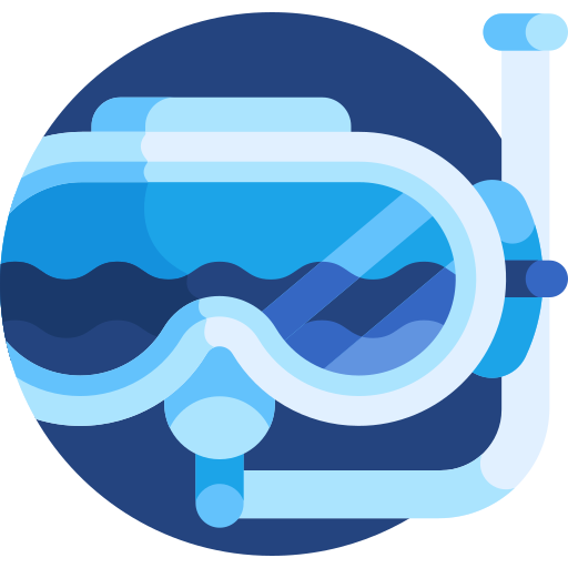 snorkel Detailed Flat Circular Flat icoon