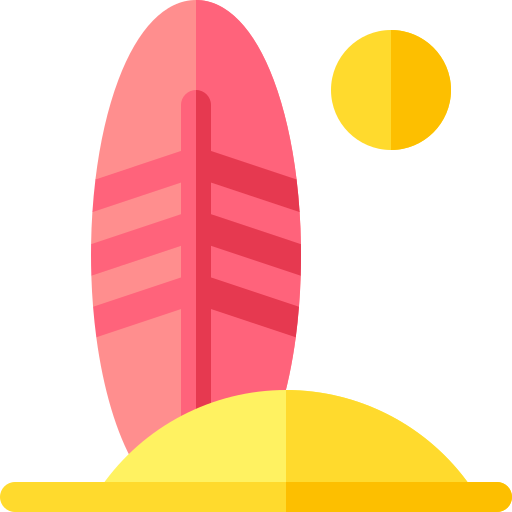 tavola da surf Basic Rounded Flat icona