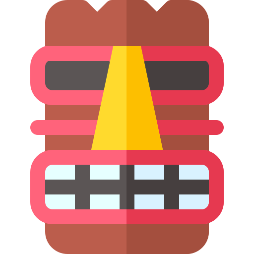 tiki Basic Rounded Flat icon