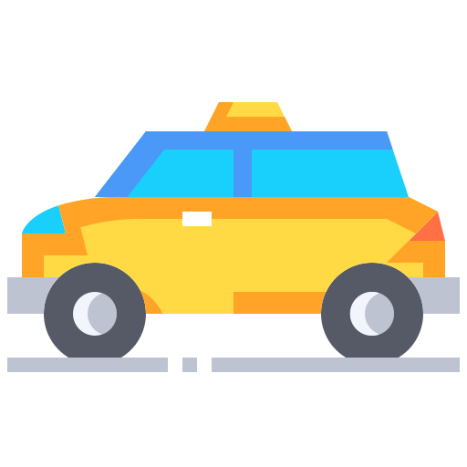 taxi Justicon Flat ikona