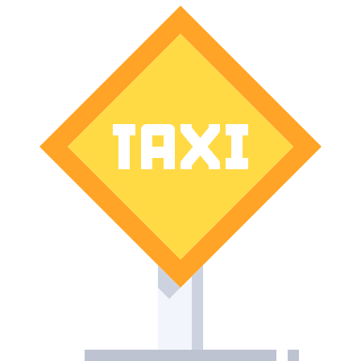 taxi Justicon Flat ikona