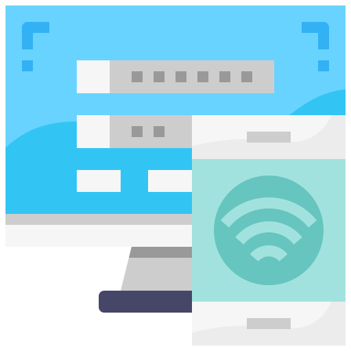 wi-fi Justicon Flat icon