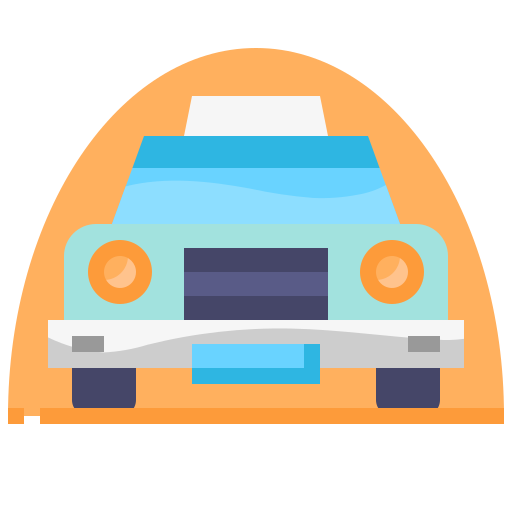 Taxi Justicon Flat icon